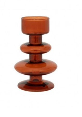 Tealight Holder Recycled Glass Intuitive