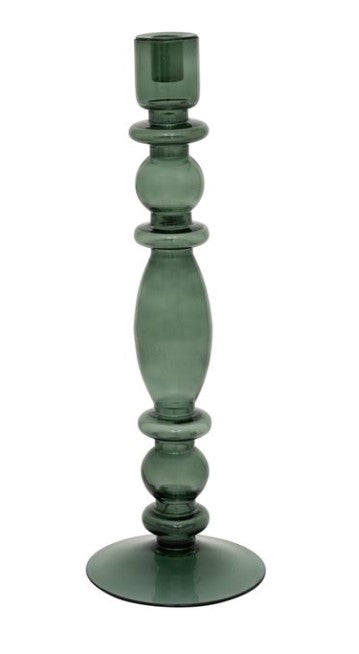 Candle Holder Recycled Glass Aesthetic