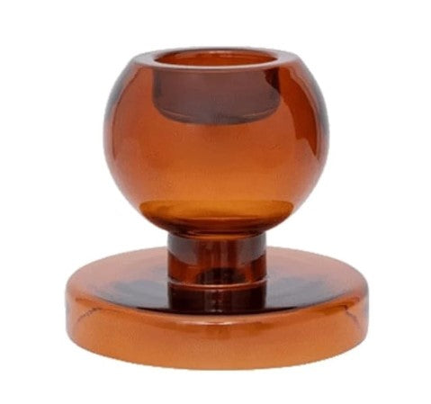 Candle Holder (Both Sides) Recycled Glass