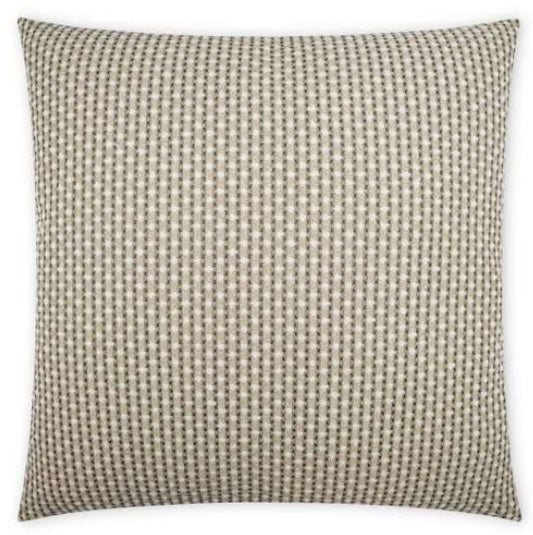 Dot Dash Taupe- Outdoor Pillow
