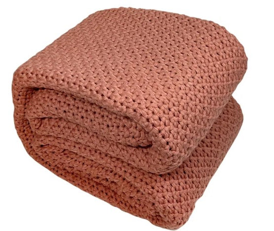 Sweater Knit Bed Blanket, King