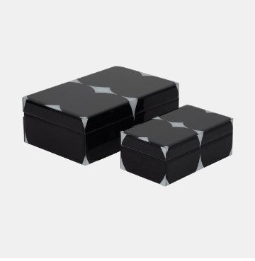 Abstract Boxes Black & White (ea)