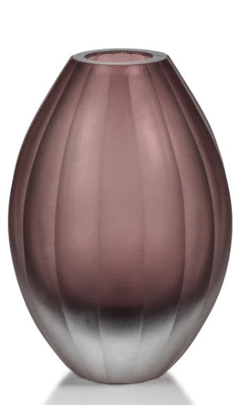Milano Cut & Frosted Vase 2-C