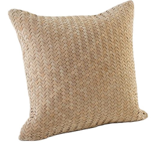 Chevron Weave Suede Pillow