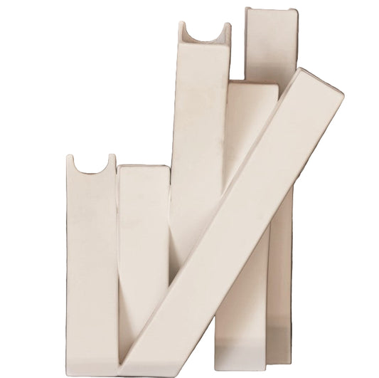 Collage Vase, Matte White