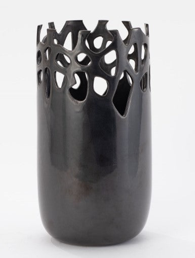 Geo Vase Reactive Bronze