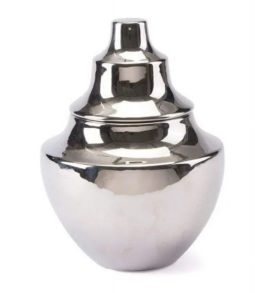 Pyramid Vase, Silver