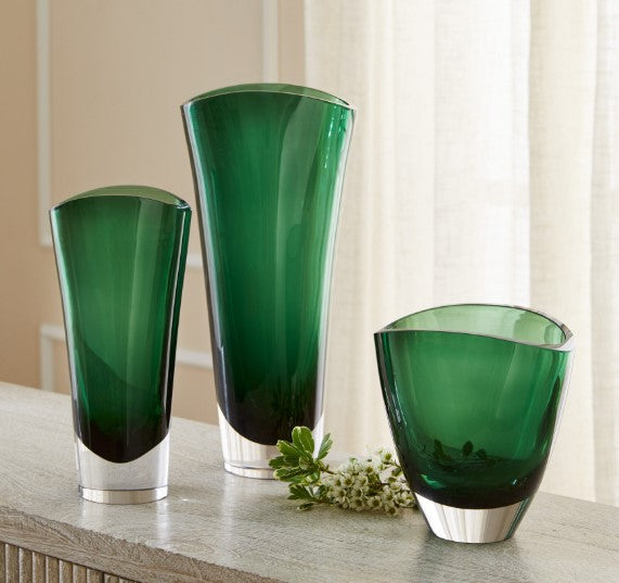 Muzo Vase - Emerald Green