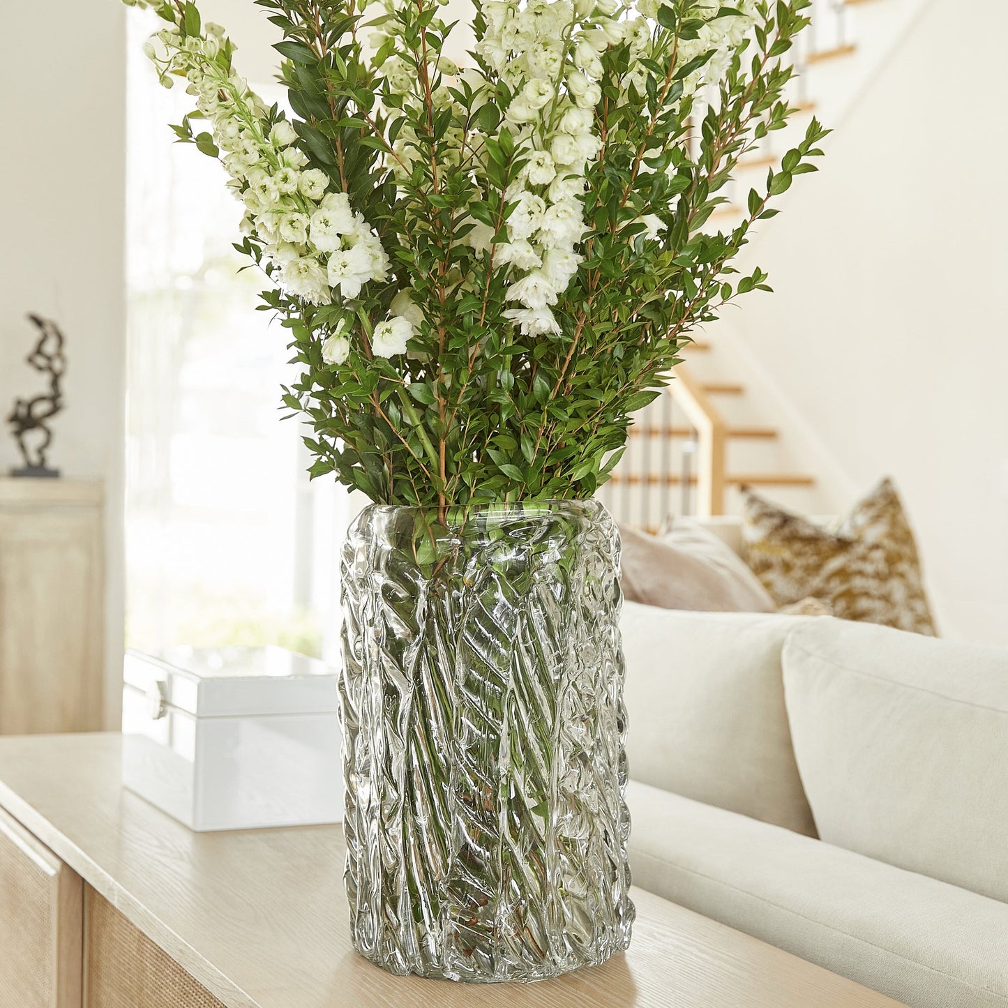 Clearly Thorough Vase - Clear