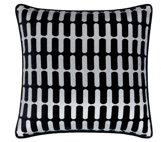 Connecticut Black 18x18 Decorative Pillow