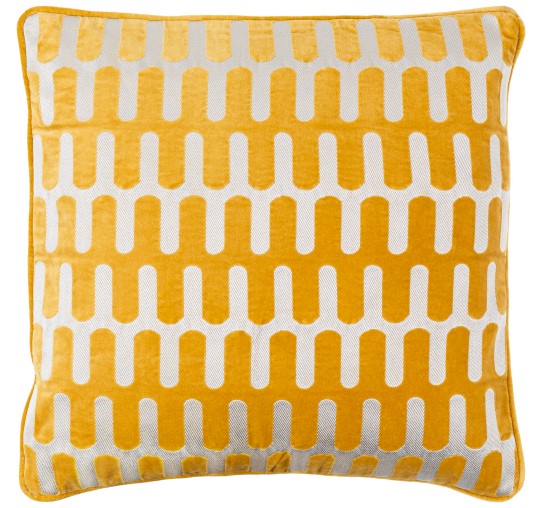 Connecticut Yellow 18x18 Decorative Pillow