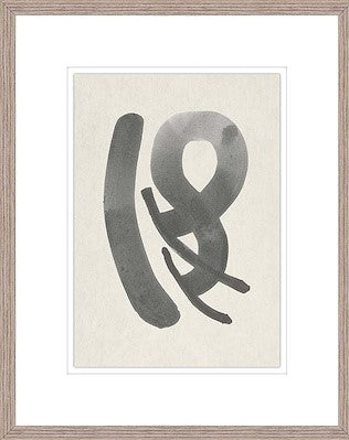 Evolving Grey Artwork - 14'' x 16''