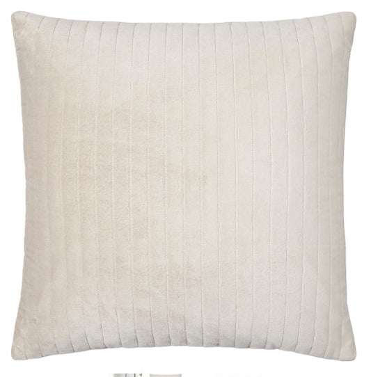 Digby Velvet Natural 20x20 Decorative Pillow