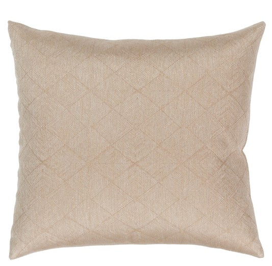 Messina Tan, Metallic Gold, Decorative Pillow