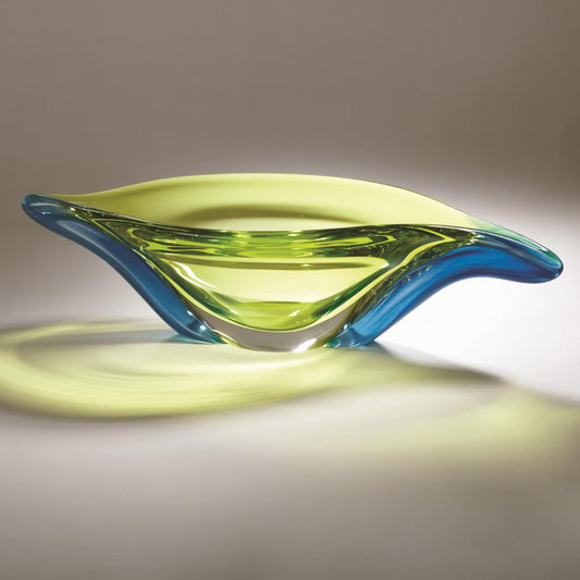 Swish Bowl, Aqua/Lime
