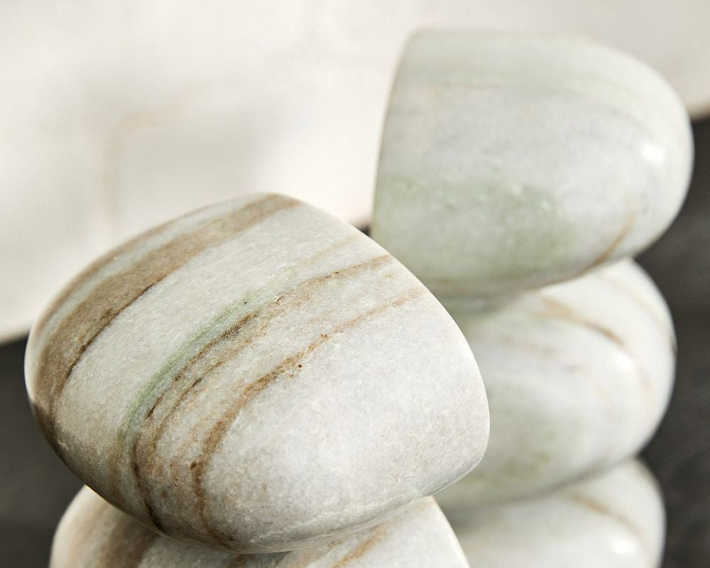 Kali Marble Bookends