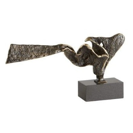 Squall Sculpture, Bronze & Black