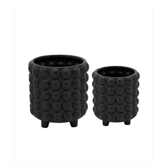 Bubble Planters, Matte Black