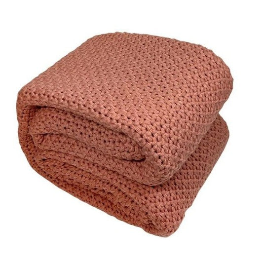 Sweater Knit Bed Blanket, King