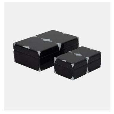 Abstract Boxes Black & White (ea)