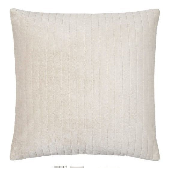Digby Velvet Natural 20x20 Decorative Pillow