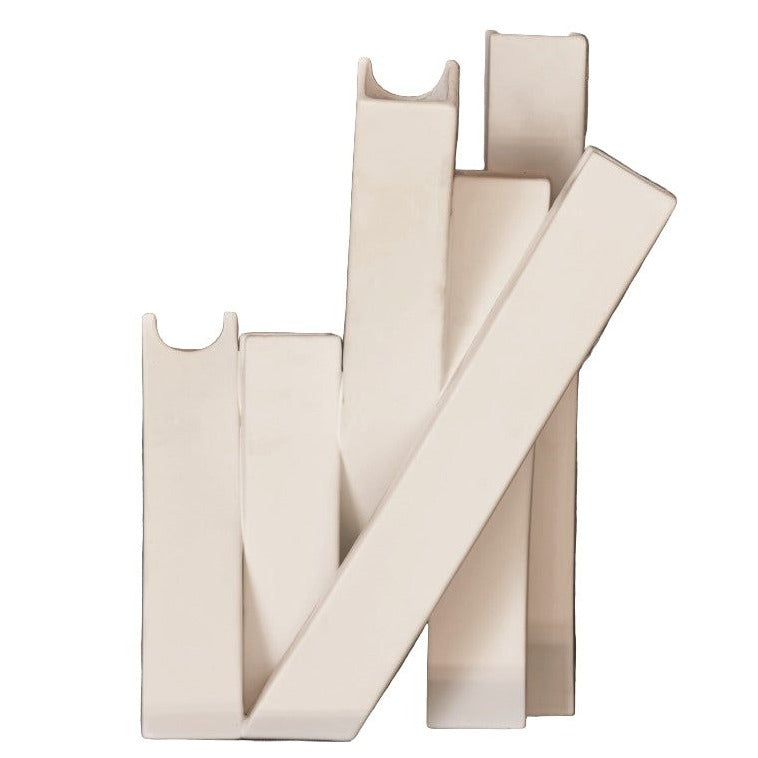Collage Vase, Matte White