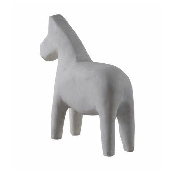 White Marble Little Horse Bookend