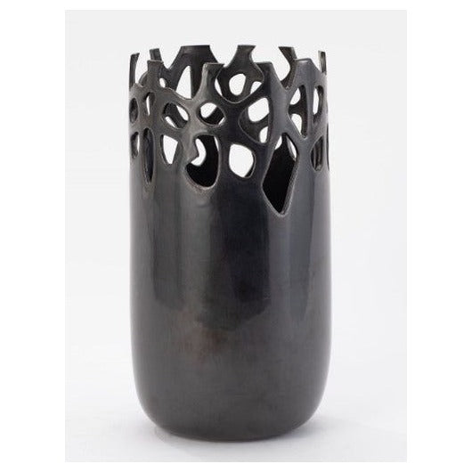 Geo Vase Reactive Bronze