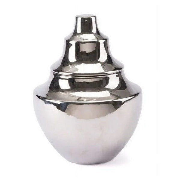 Pyramid Vase, Silver