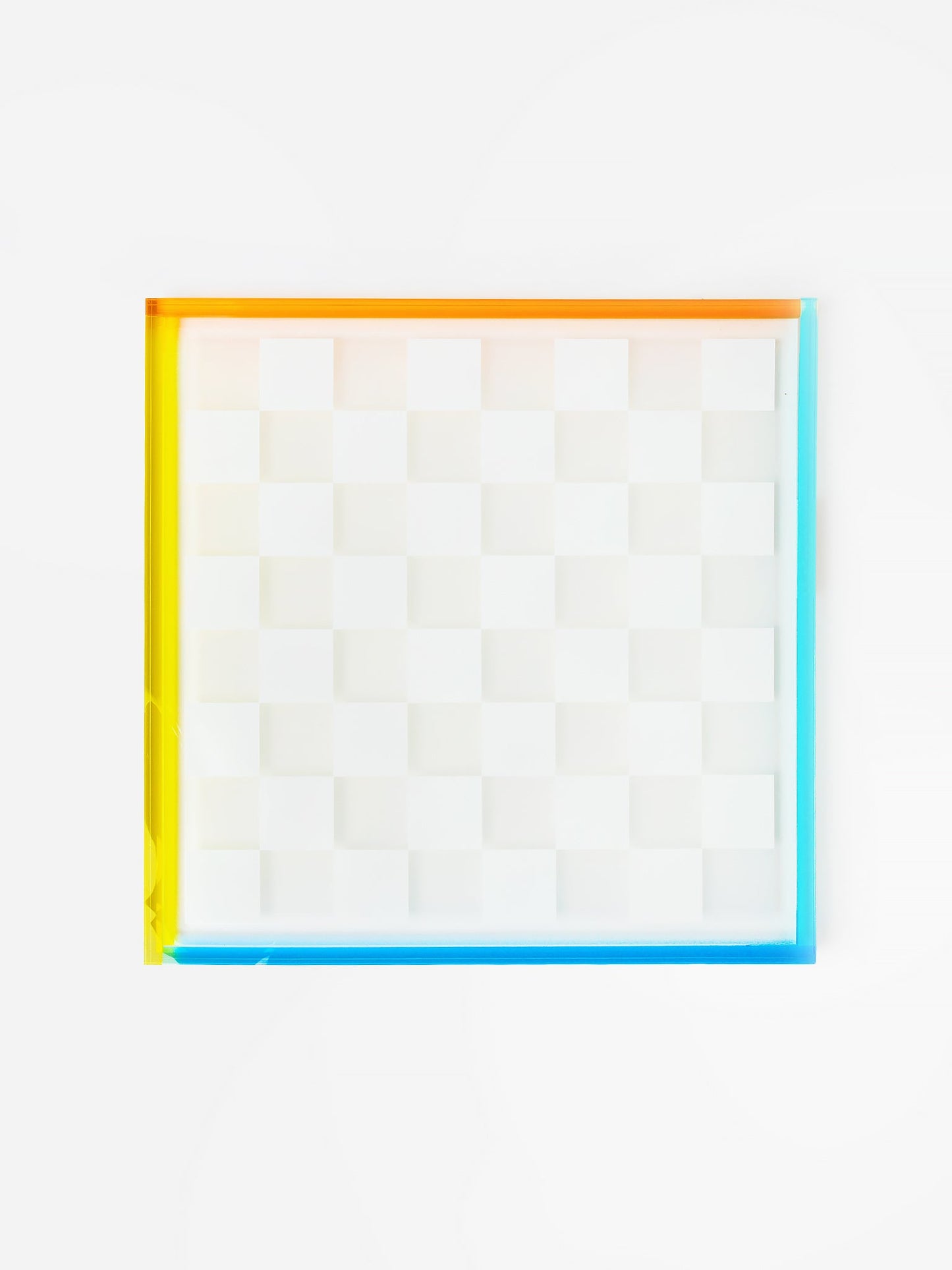 Acrylic Lucite Multi-Color Chess Set