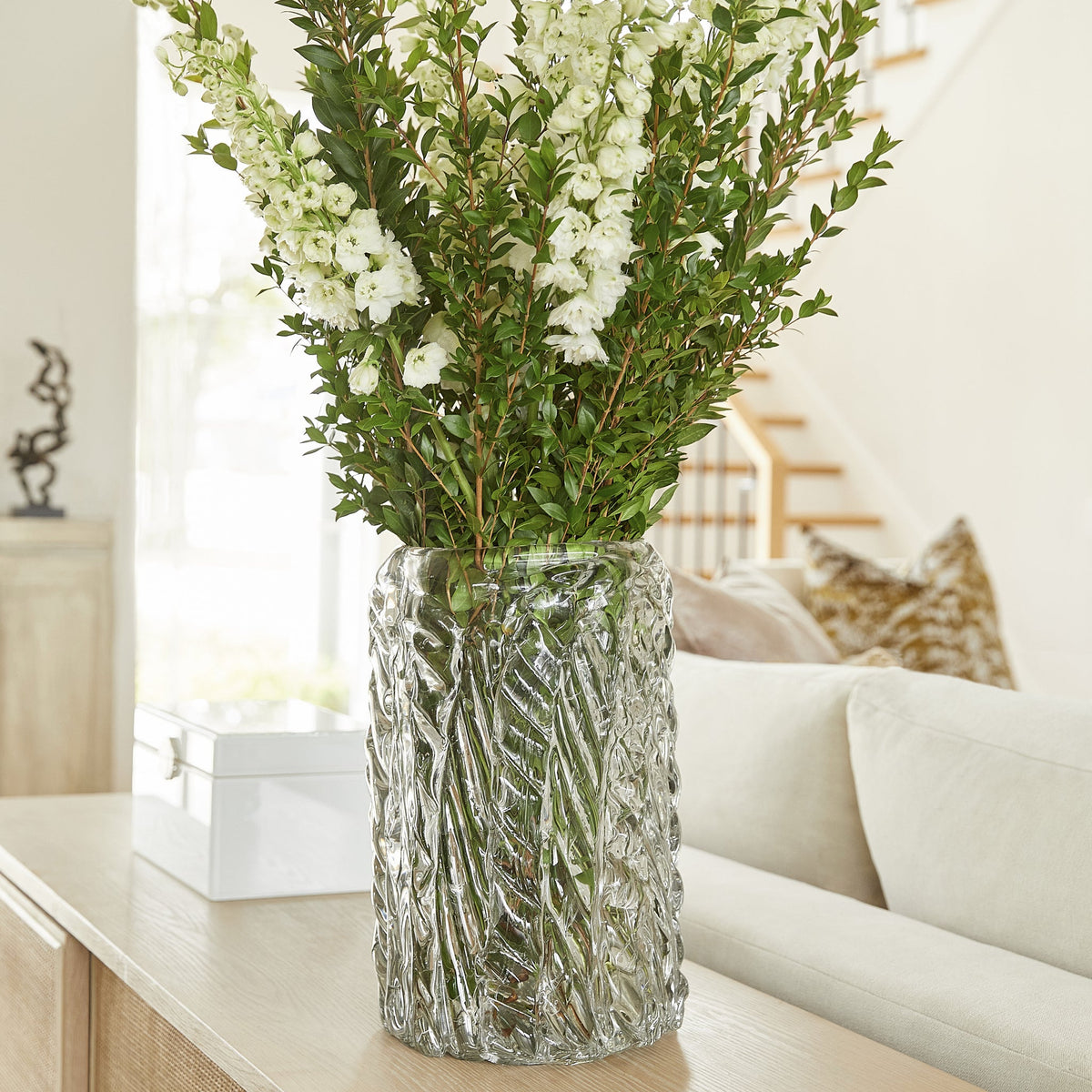Clearly Thorough Vase - Clear
